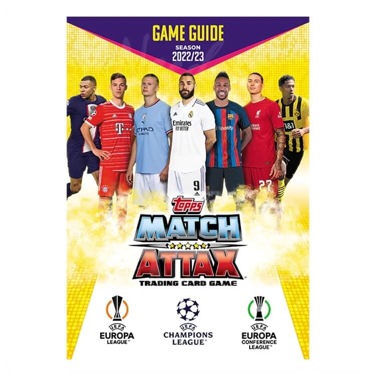 TOPPS, 2022-23 Topps Match Attax UEFA Champions League Cards Starter Pack (Album + 30 Cards)