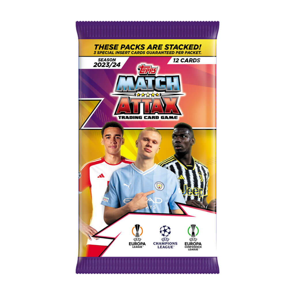 TOPPS, 2023-24 Topps Match Attax UEFA Champions League Cards BOX (24 Packs Each)