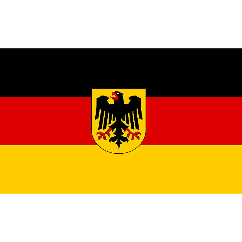 MIMI IMPORTS, 3x5 Country Flag - Germany with Eagle