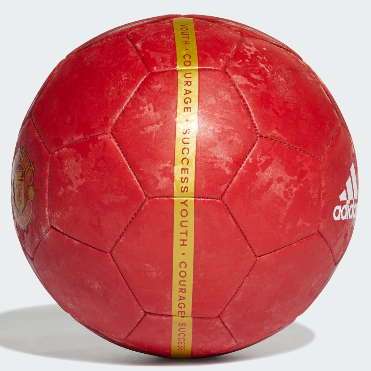 Adidas, Adidas 2021-22 Manchester United Home Club Ball - Red-Gold