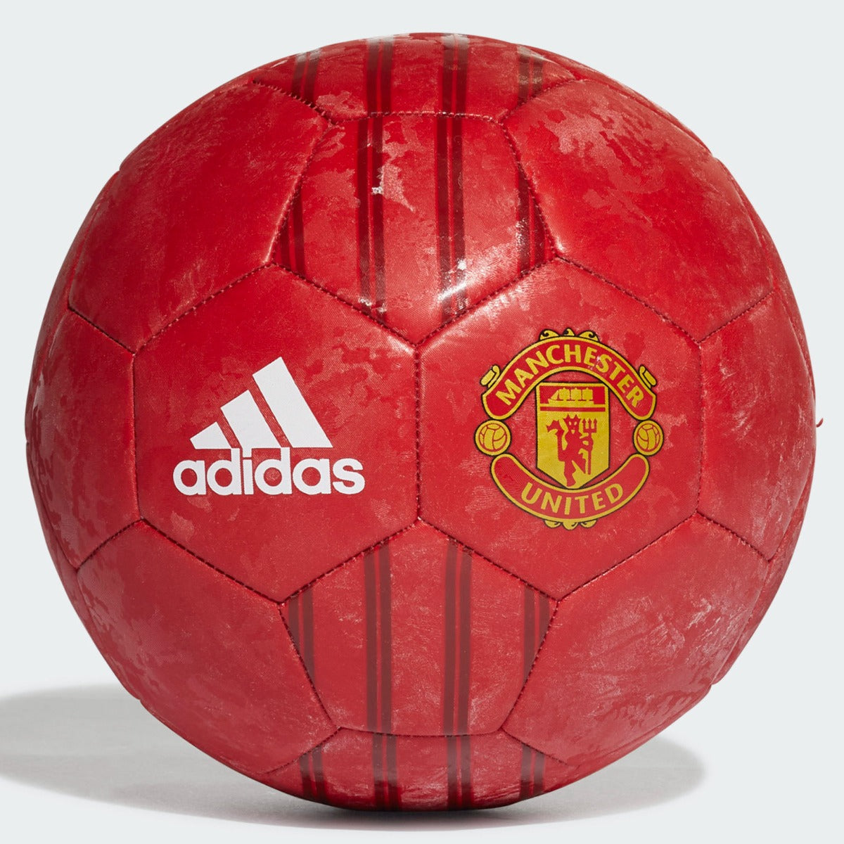 Adidas, Adidas 2021-22 Manchester United Home Club Ball - Red-Gold