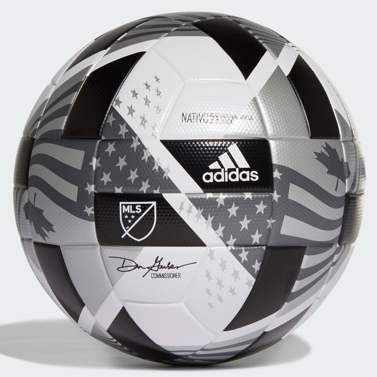 Adidas, Adidas 2021 MLS League NFHS Ball - White-Black-Grey