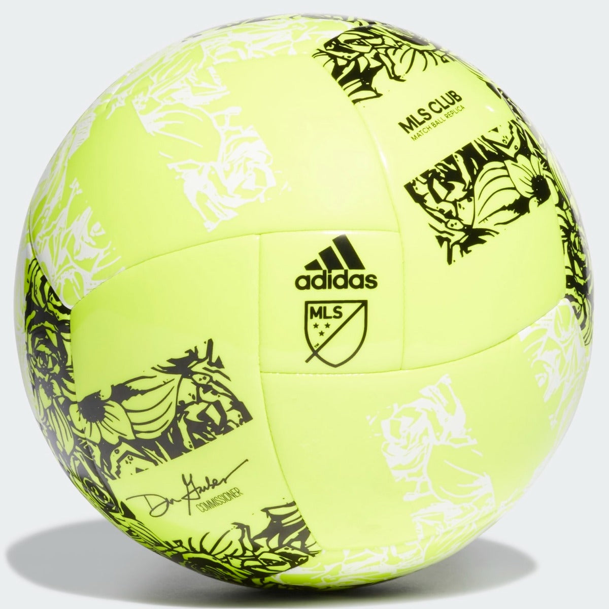 Adidas, Adidas 2022  MLS Club Ball - Solar Yellow-Black