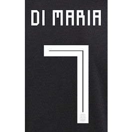 Uni Sport, Argentina 2018 Away Dimaria #7 Jersey Name Set