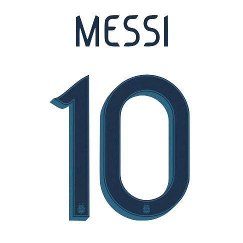 Uni Sport, Argentina 2019/20 Home Messi #10 Jersey Name Set