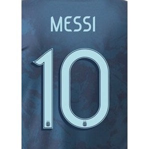 Uni Sport, Argentina 2020/21 Away Messi #10 Jersey Name Set