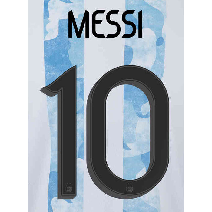 Uni Sport, Argentina 2021/22 Home Messi #10 Jersey Name Set