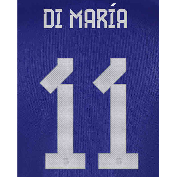 Sporting ID, Argentina 2022-23 Away Di Maria #11 Jersey Name Set