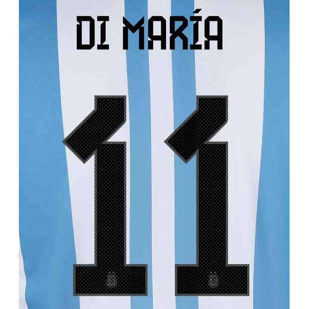 Sporting ID, Argentina 2022-23 Home Di Maria #11 Jersey Name Set