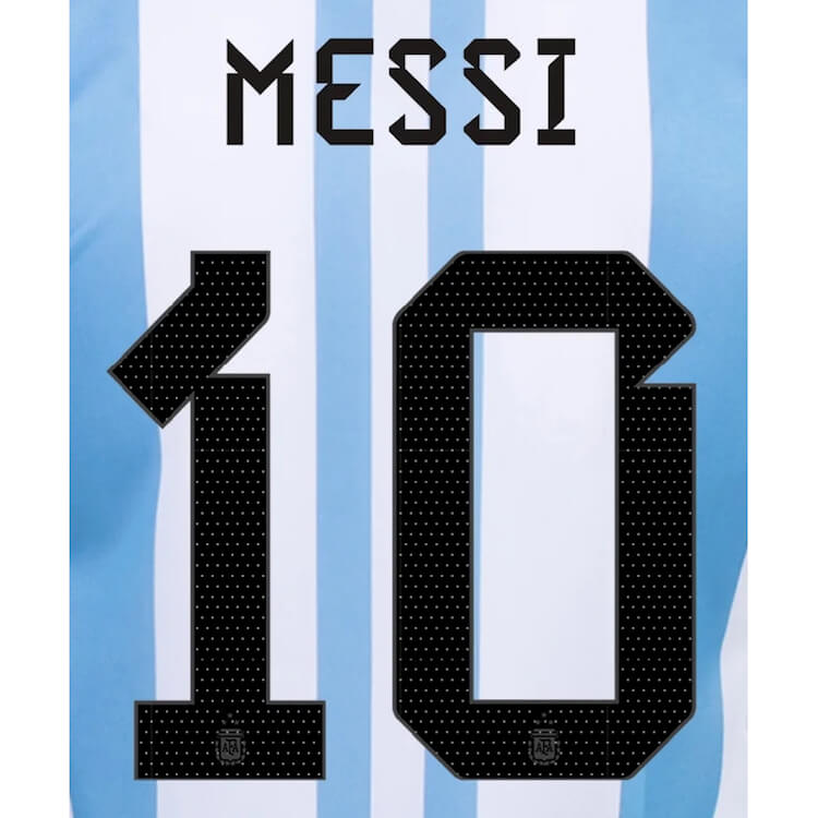 Sporting ID, Argentina 2022-23 Home Messi #10 Jersey Name Set