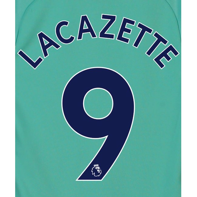 Sporting ID, Arsenal 2018/19 Third Lacazette #9 Jersey Name Set