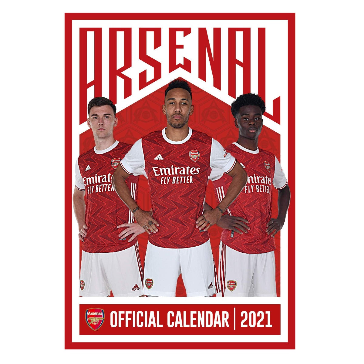 MIMI IMPORTS, Arsenal 2021 Official Calendar