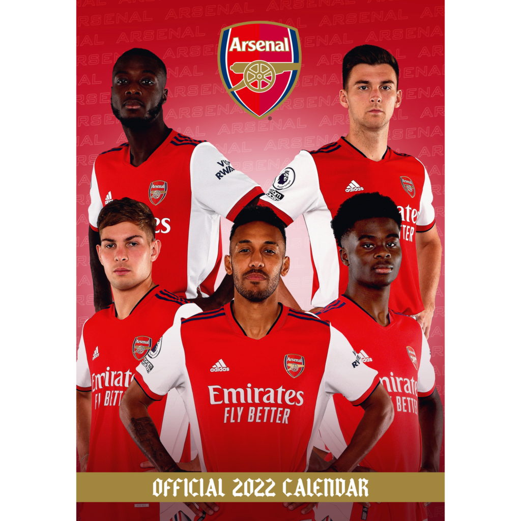 MIMI IMPORTS, Arsenal 2022 Official Calendar