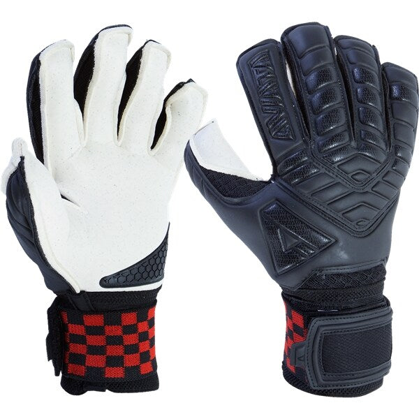 Aviata, Aviata Halcyon Turf Pro Matte Goalkeeper Gloves - Black-Red