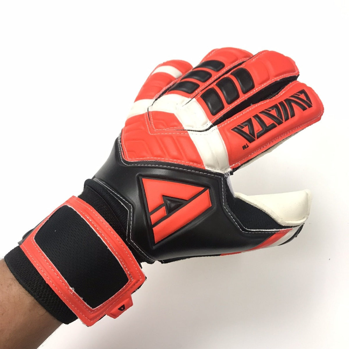 ProSoccer, Aviata Light Bright Club Solar Shield Goalkeeper Gloves - Red-Black-White