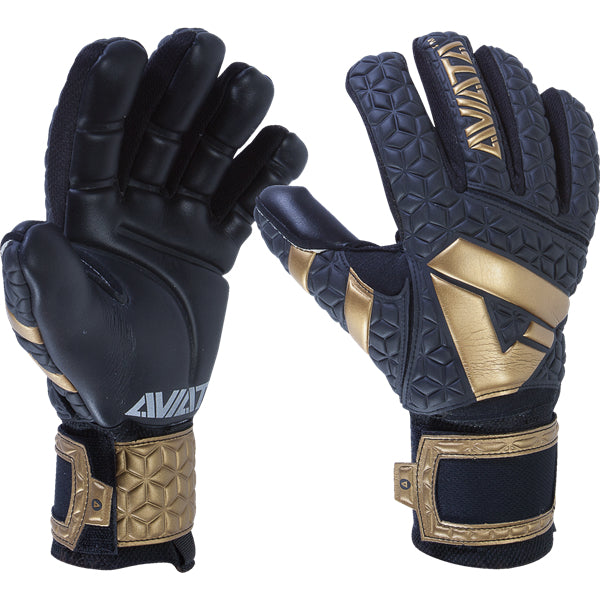 Aviata, Aviata Viper Deluxe Goalkeeper Gloves-Black/Gold