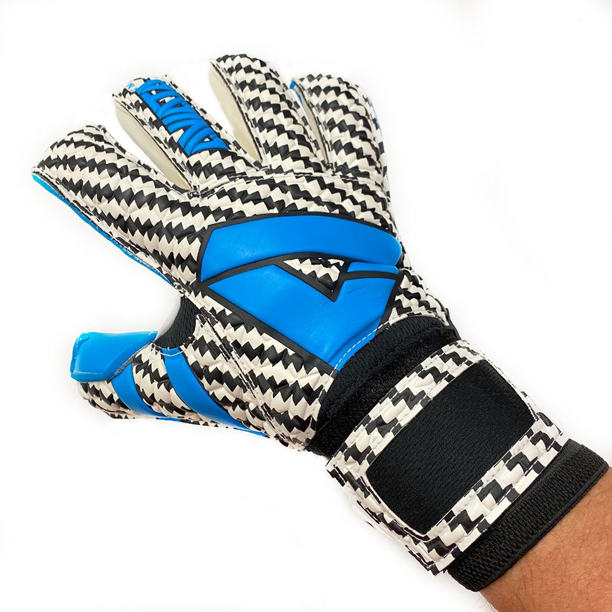 Aviata, Aviata Viper Electrik Storm GK Gloves - White-Black-Blue