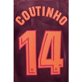 Sporting ID, Barcelona 2017/18 Third Coutinho #14 Jersey Name Set