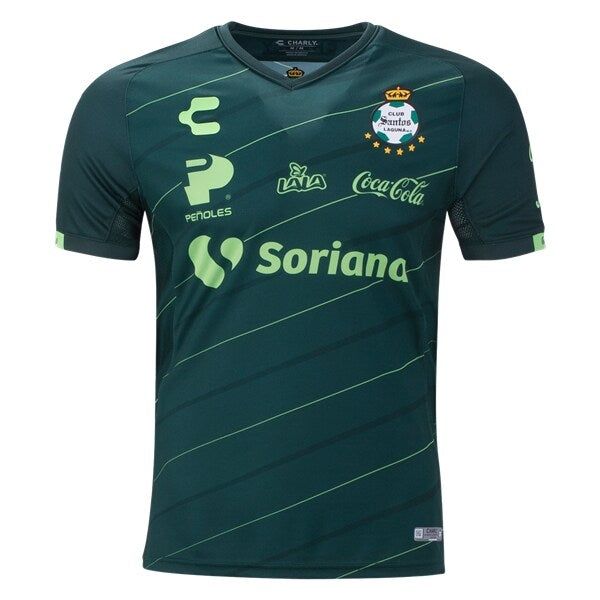 Charly, Charly 2019-20 Santos Away Jersey - Green