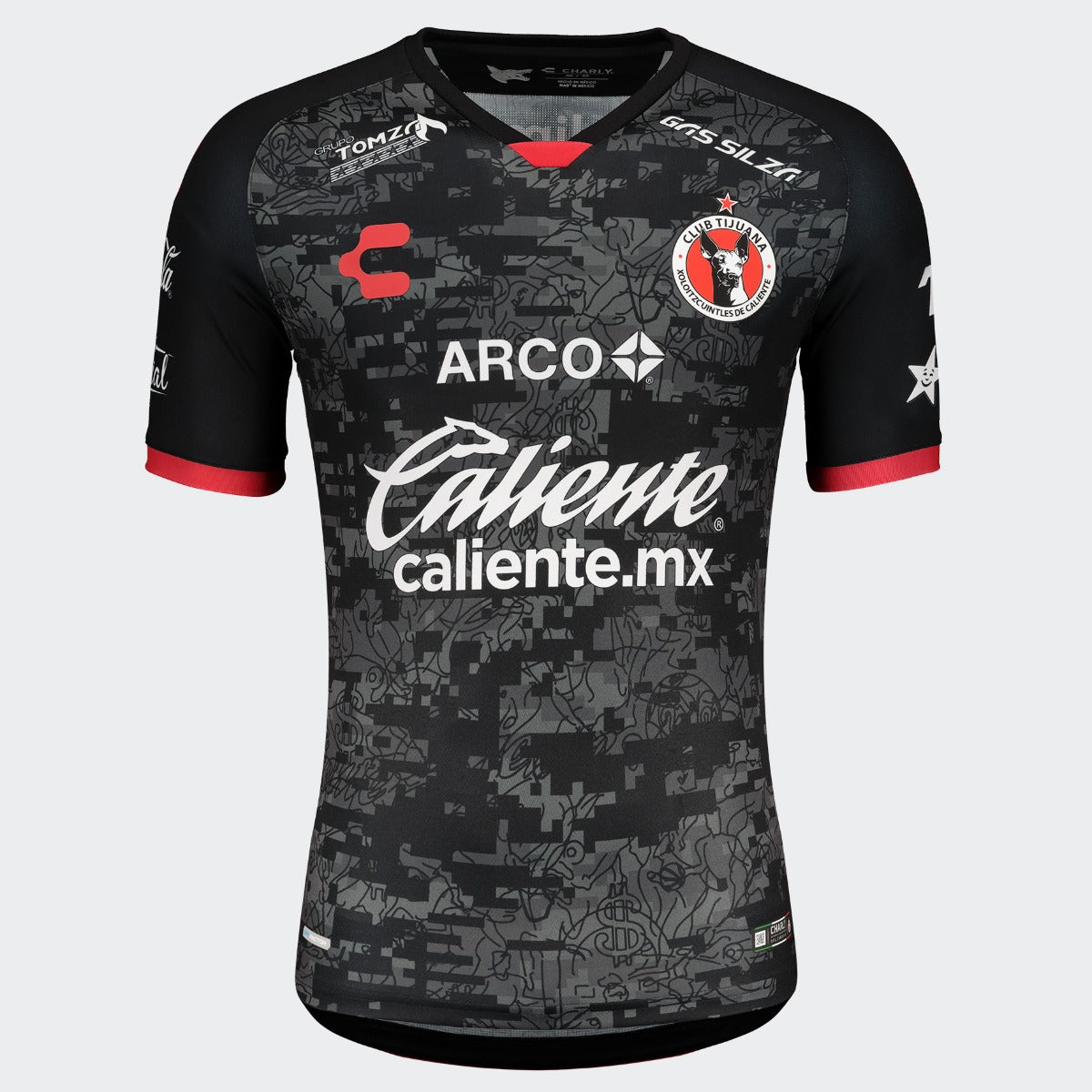 Charly, Charly 2020-21 Xolos Home Jersey - Black