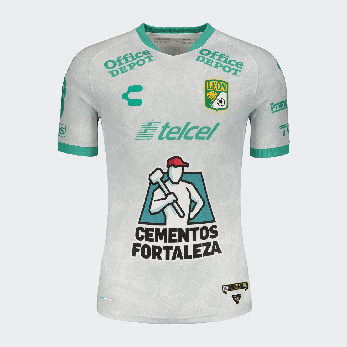 Charly, Charly 2021-22 Leon Away Jersey - White-Green