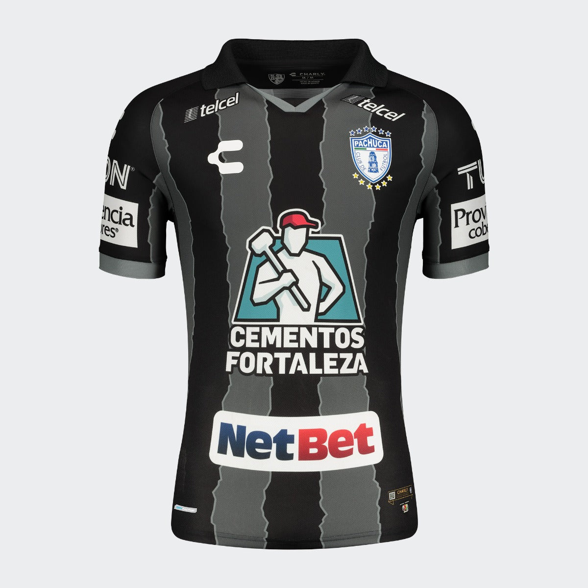 Charly, Charly 2021-22 Pachuca Away Jersey - Black