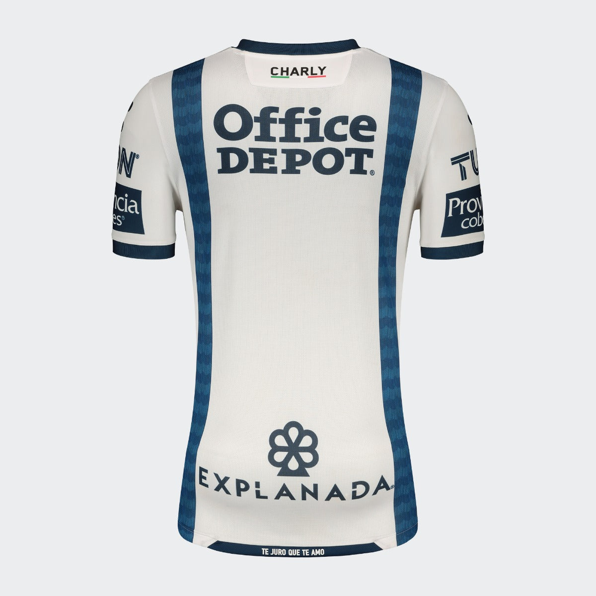 Charly, Charly 2021-22 Pachuca Home Jersey - White-Blue