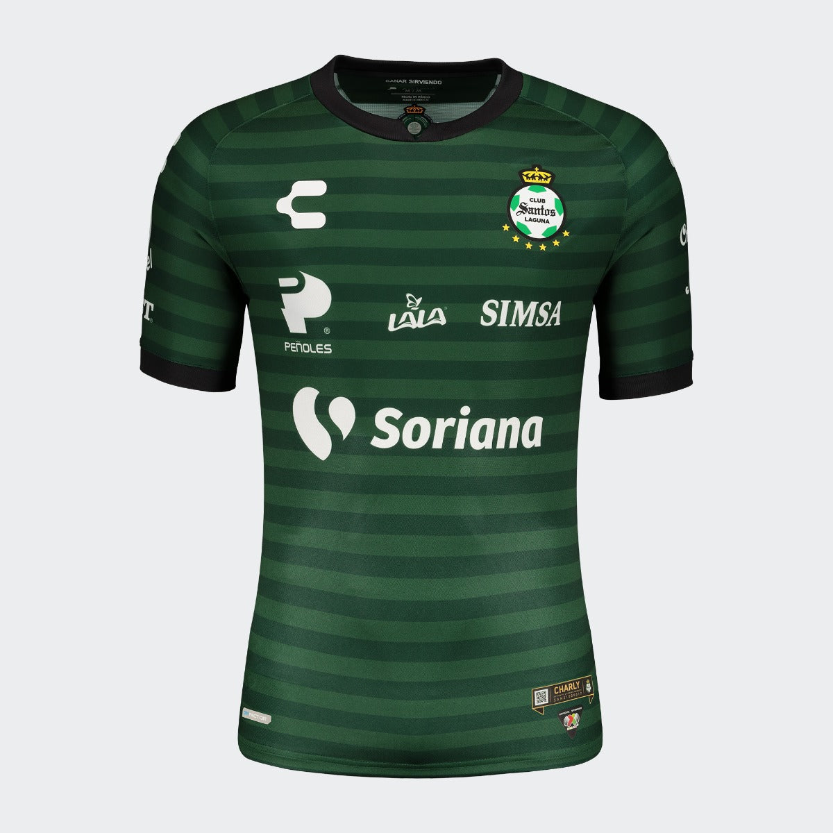 Charly, Charly 2021-22 Santos Laguna Away Jersey - Green