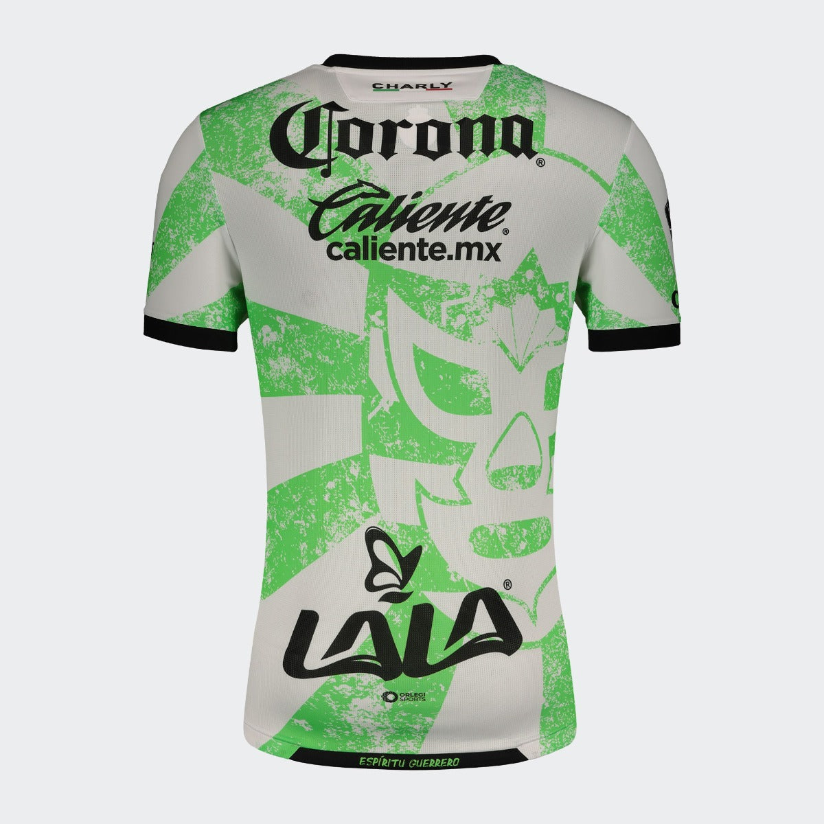 Charly, Charly 2021-22 Santos Laguna Third Jersey - White-Green