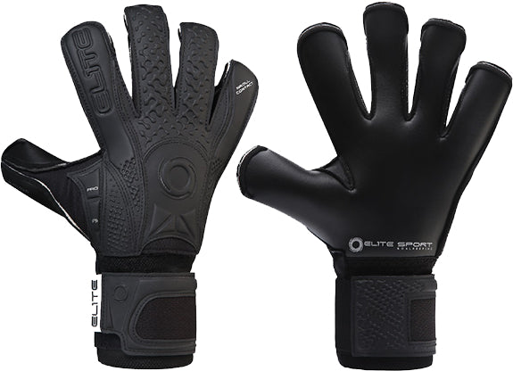 Elite Sport, Elite Sport 2020 Black Solo Goalkeeper Gloves - Black