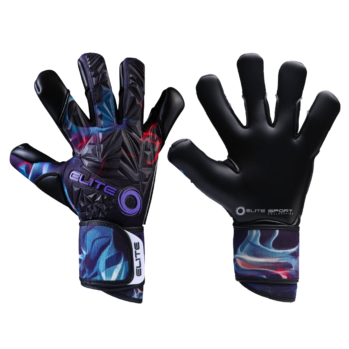 Elite Sport, Elite Sport 2020 Ignis Goalkeeper Glove - Black-Red-Purple