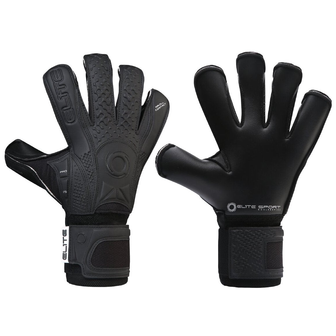 Elite Sport, Elite Sport 2022 Black Solo Goalkeeper Glove - Black