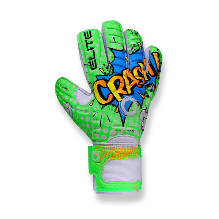 Elite Sport, Elite Sport 2022 Crash Youth Goalkeeper Glove - Green-White