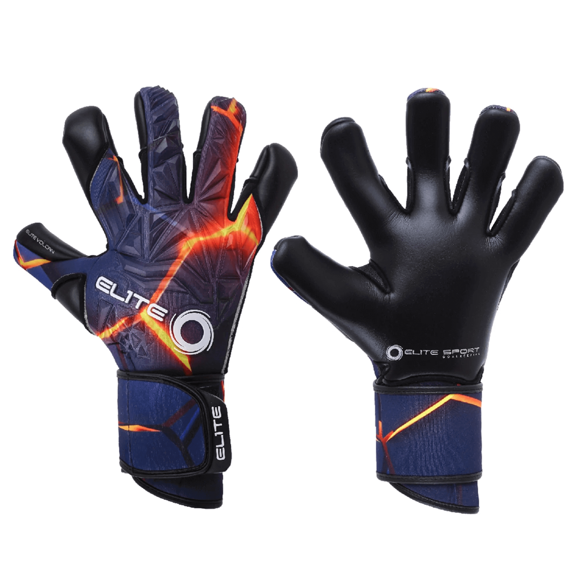 Elite Sport, Elite Sport 2022 Volcan Goalkeeper Glove - Black-Multi