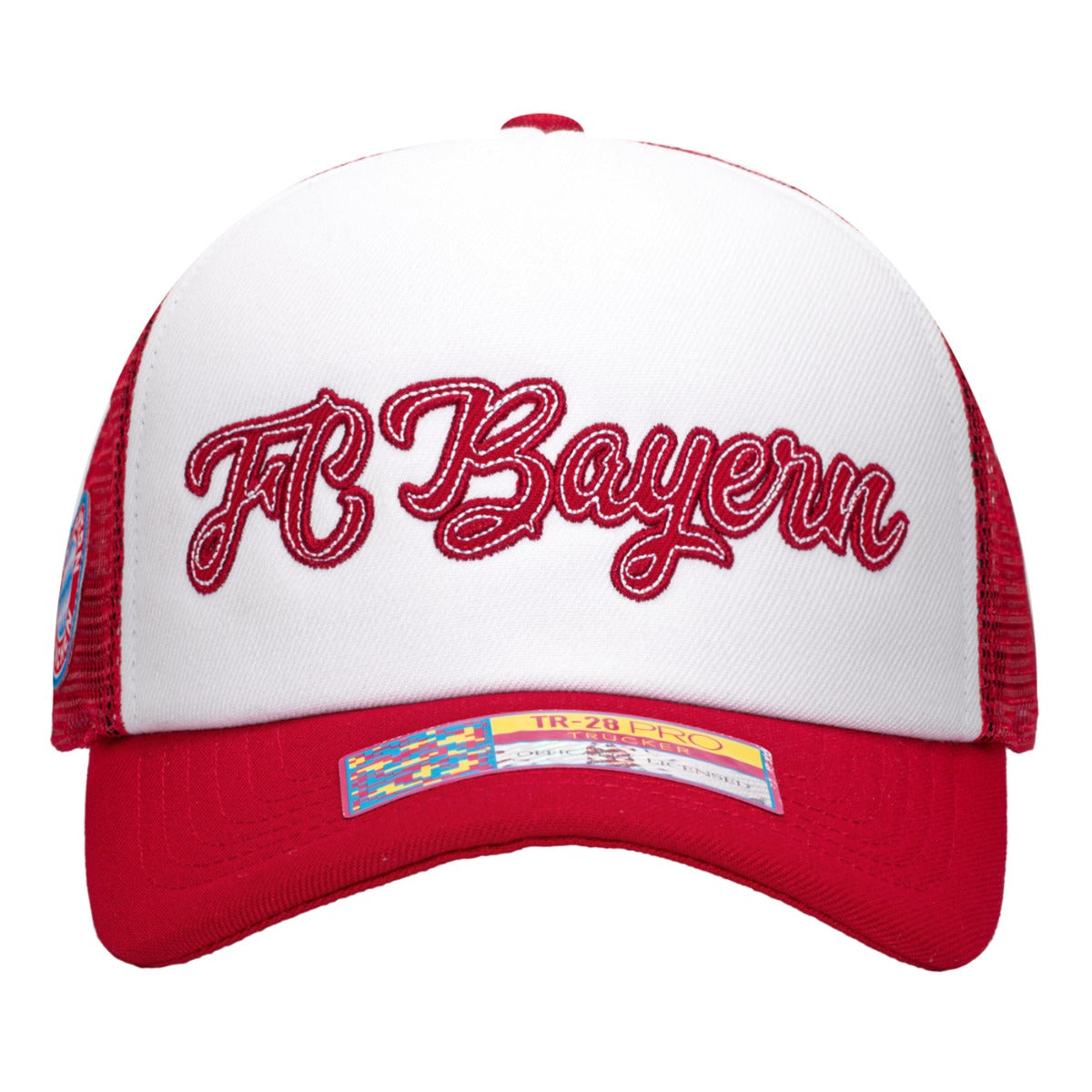 Fi Collection, F.I Collection Bayern Munich Script Stop Trucker Hat - Red-White