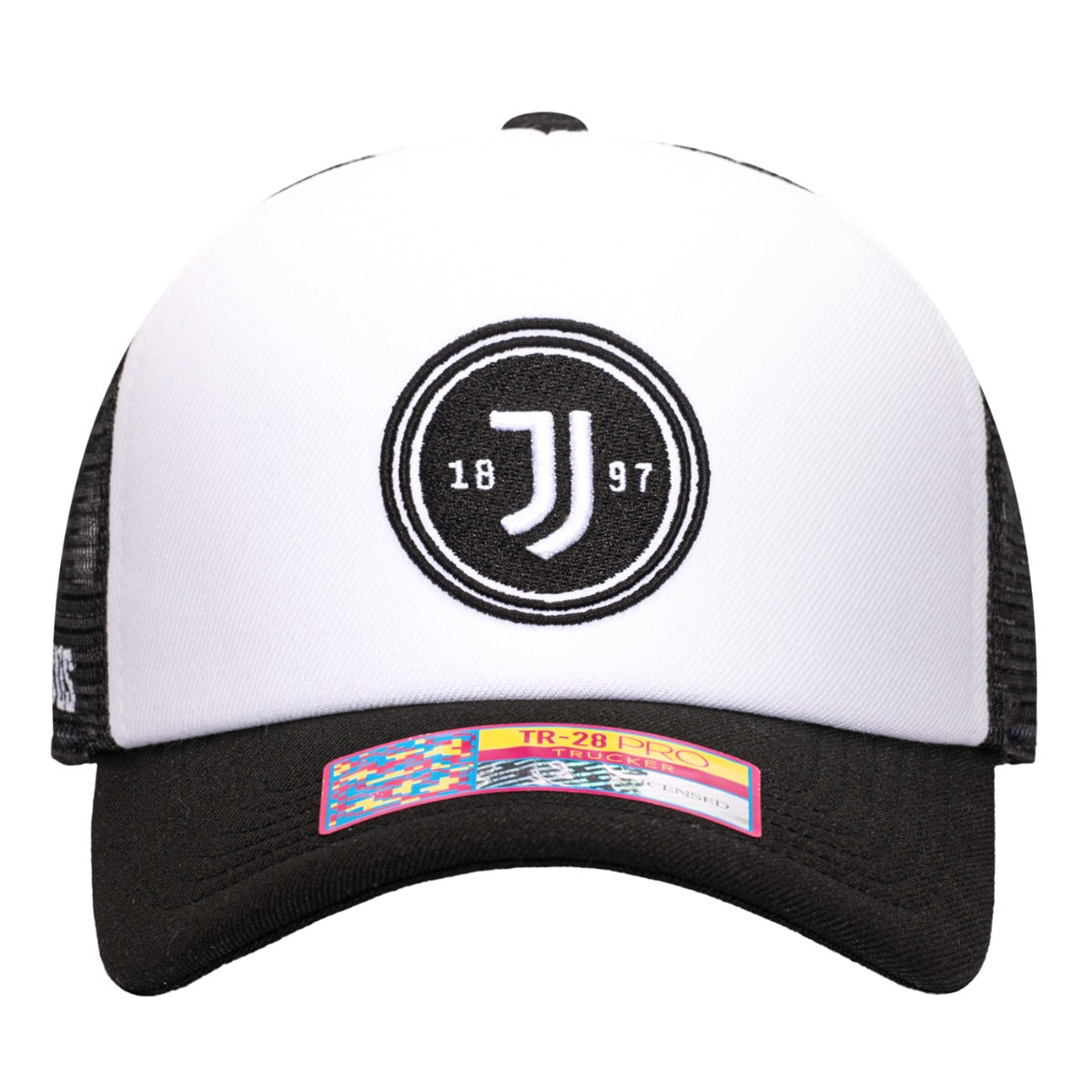 Fi Collection, F.I Collection Juventus Script Stop Trucker Hat - Black