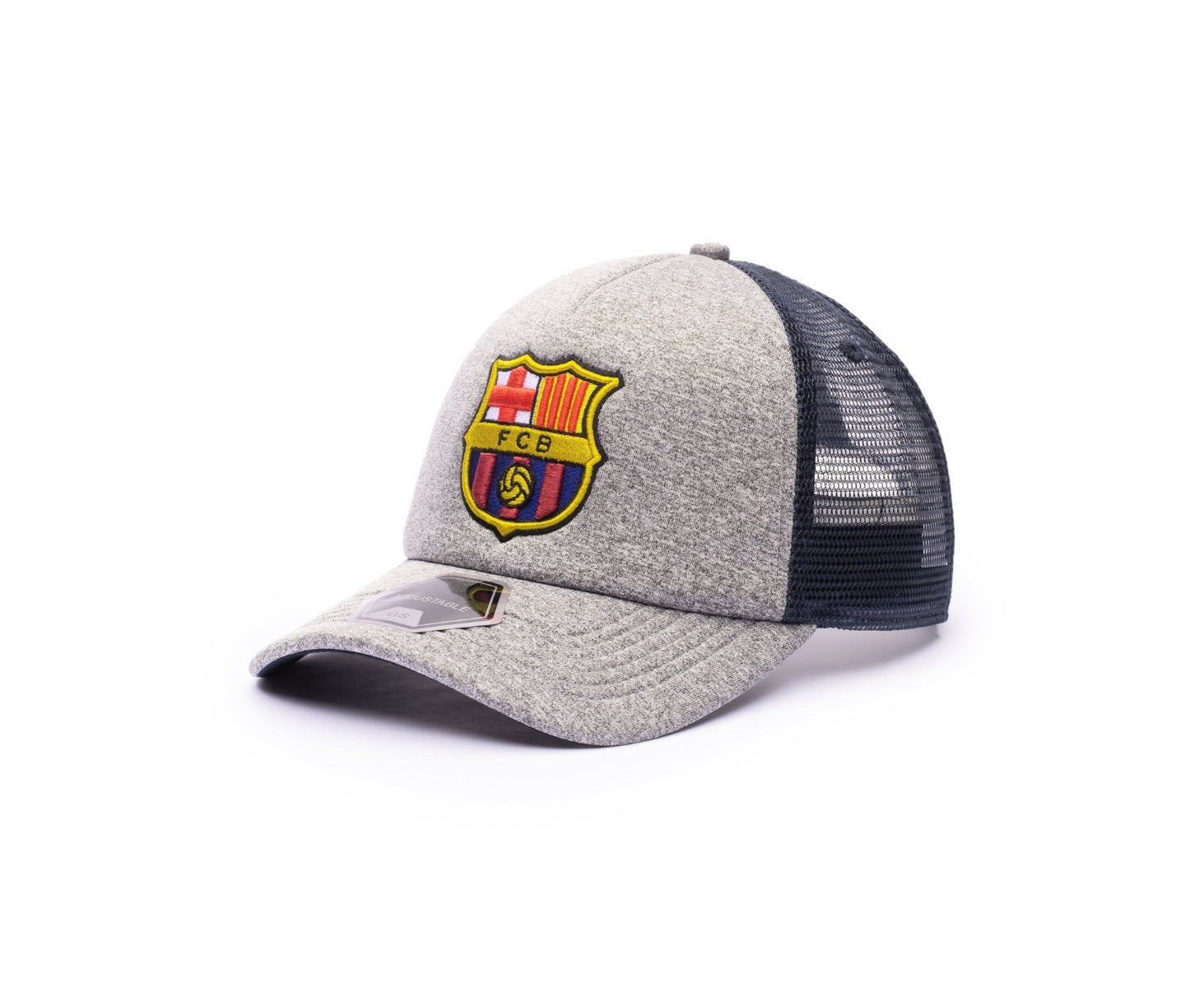 Fi Collection, FI Collection Barcelona Grayline Trucker Hat - Grey-Navy