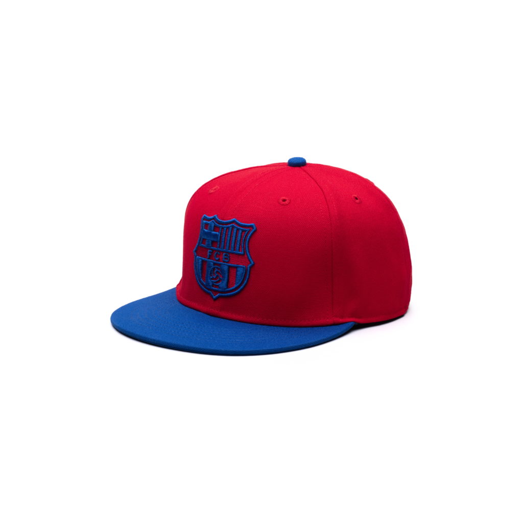 Fi Collection, FI Collection Barcelona Retro Capsule Snapback Hat - Scarlet-Calming Blue