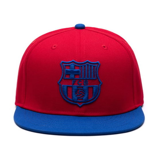 Fi Collection, FI Collection Barcelona Retro Capsule Snapback Hat - Scarlet-Calming Blue