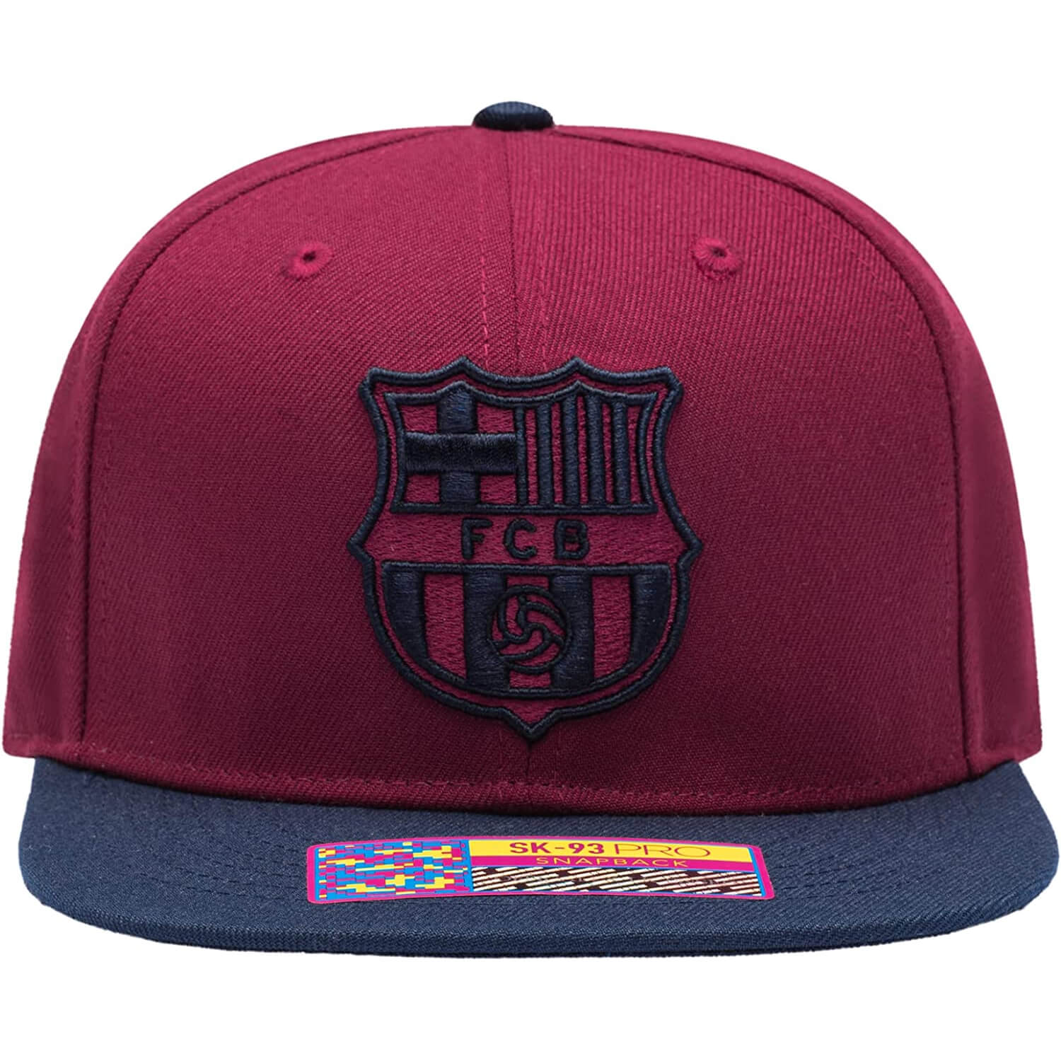 Fi Collection, FI Collection Barcelona Team Snapback Hat - Burgundy