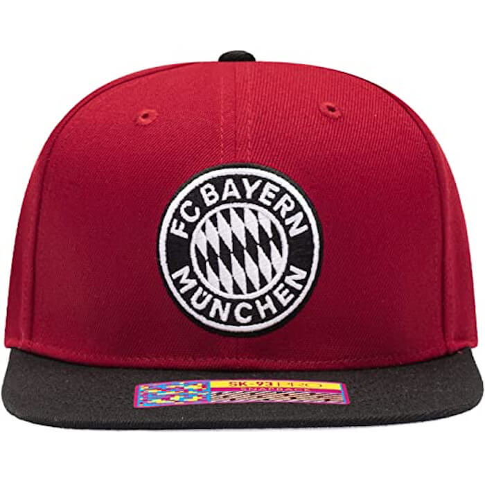 Fi Collection, FI Collection Bayern AG Snapback Hat - Red-Black