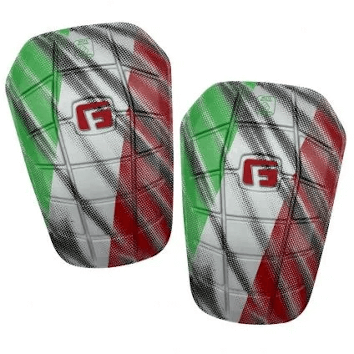 G-Form, G-Form Pro-S Blade Mexico Shin Guards - Green-White-Red