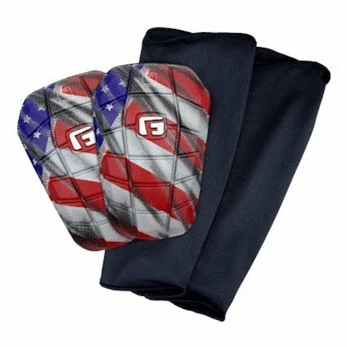 G-Form, G-Form Pro-S Blade USA Shin Guards - Red-White-Blue