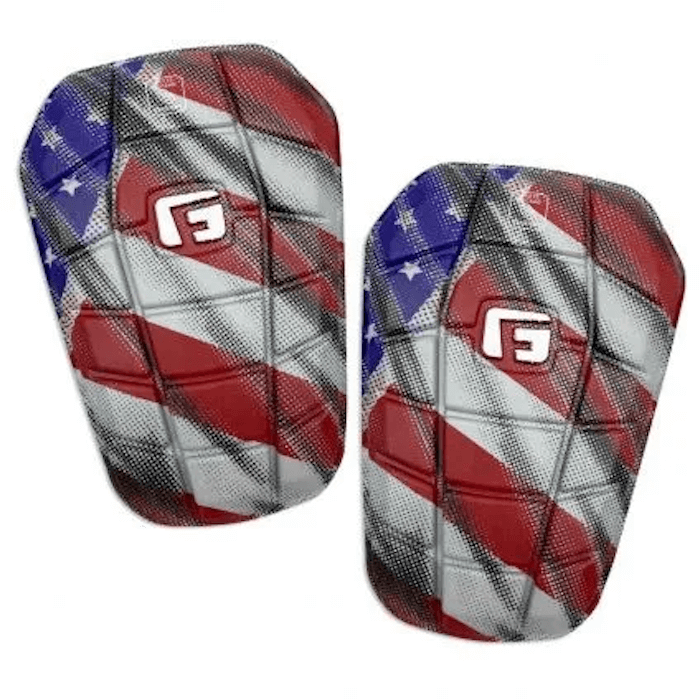 G-Form, G-Form Pro-S Blade USA Shin Guards - Red-White-Blue