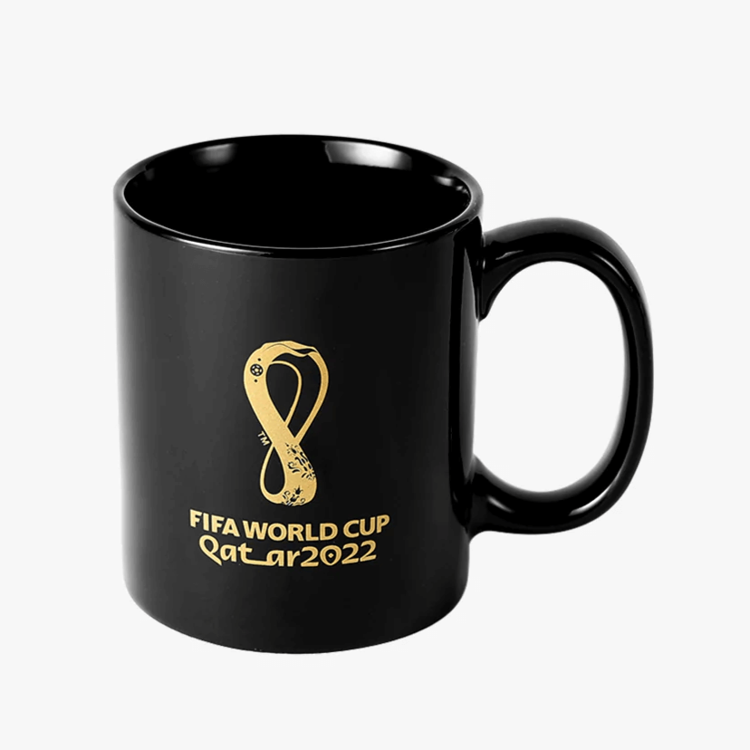 Honav, Honav FIFA World Cup 2022 Ceramic Mug - Black-Gold