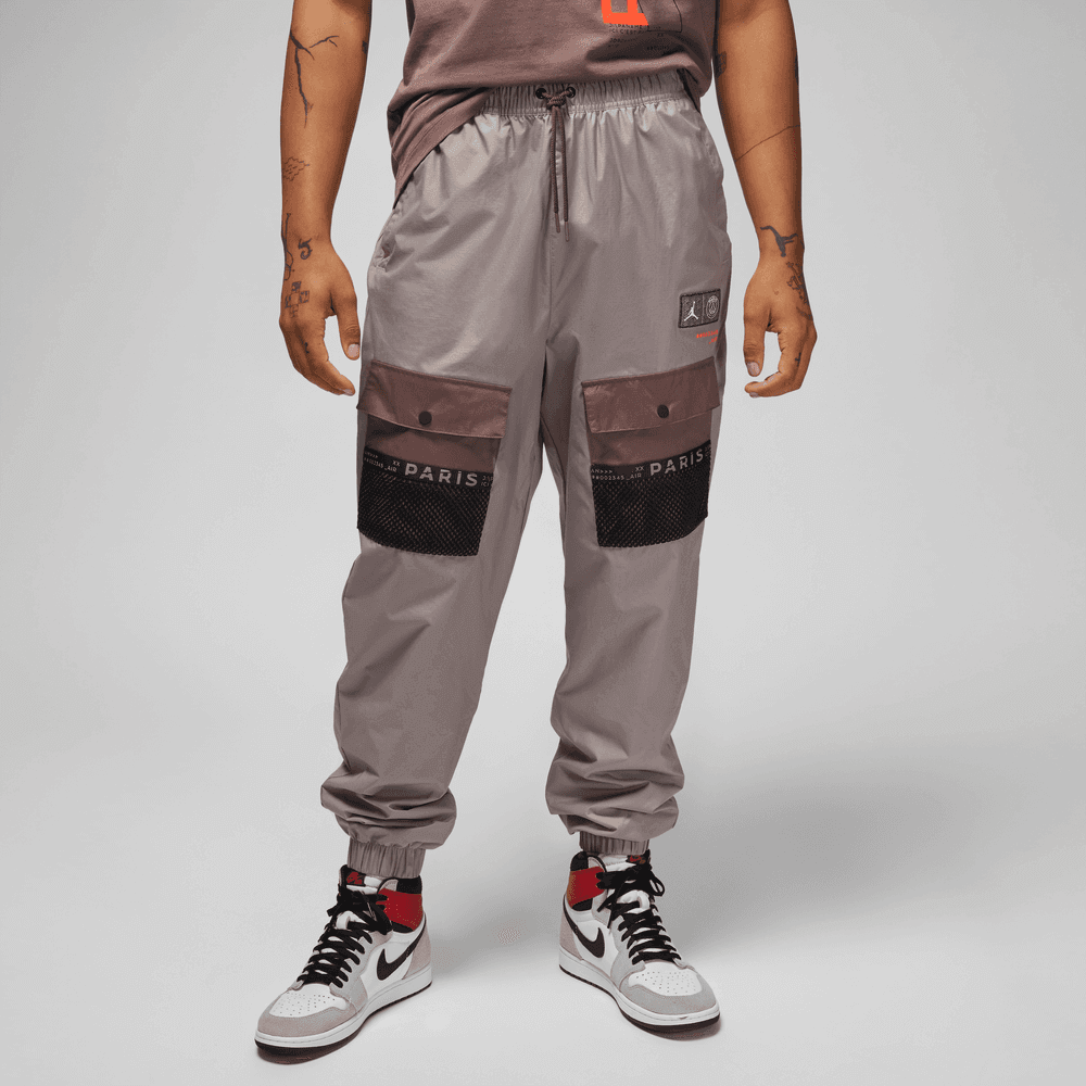 Nike, Jordan 2022-23 PSG Woven Pants - Black-Plum Eclipse