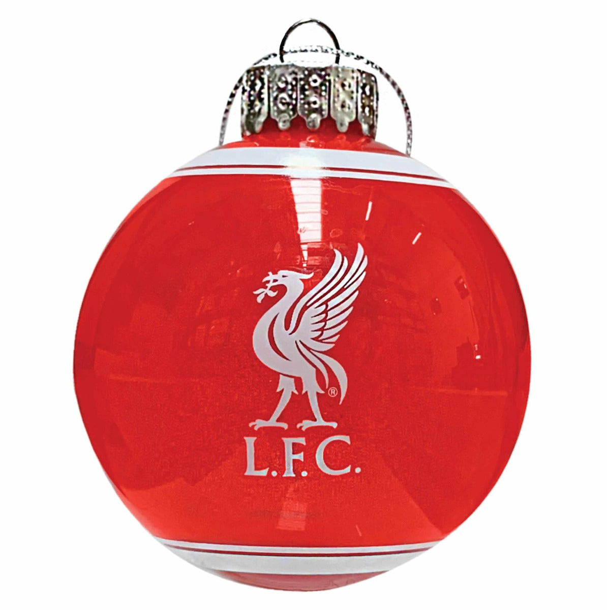 MIMI IMPORTS, Liverpool FC Glass Ball Christmas Tree Ornament