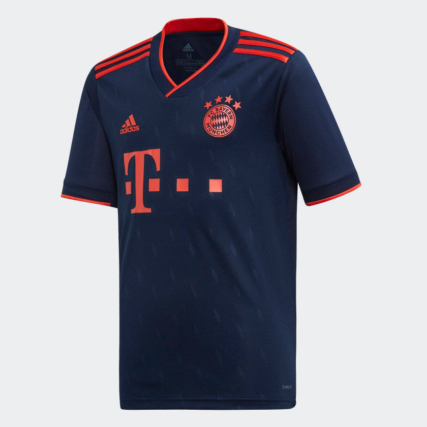 Adidas, adidas 2019-20 Men's FC Bayern YOUTH Third Jersey - Navy