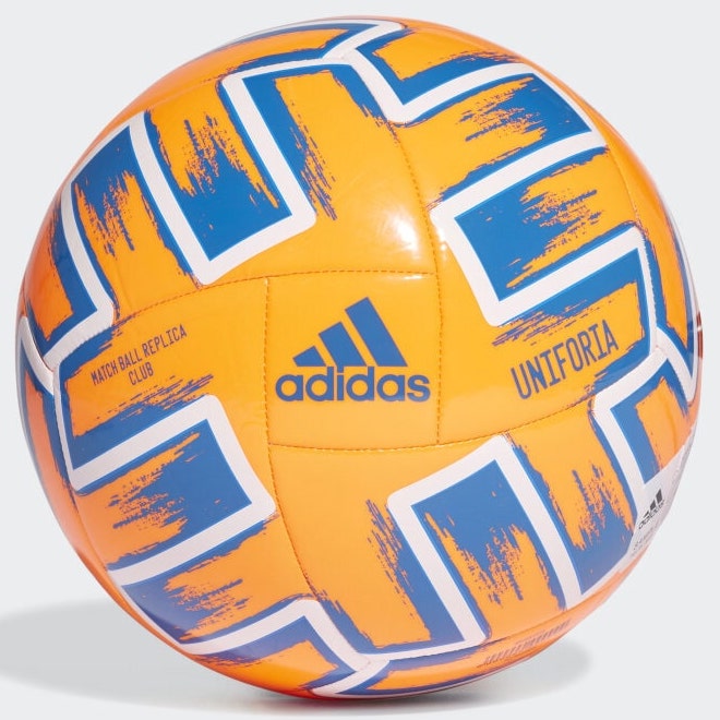 Adidas, adidas 2020 Uniforia Club Ball - Orange-Blue