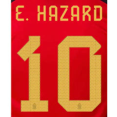 ProSoccer, adidas 2022-23 Belgium E. Hazard Jersey and Name Set